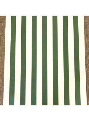 Dark Green Classic Stripe Runner