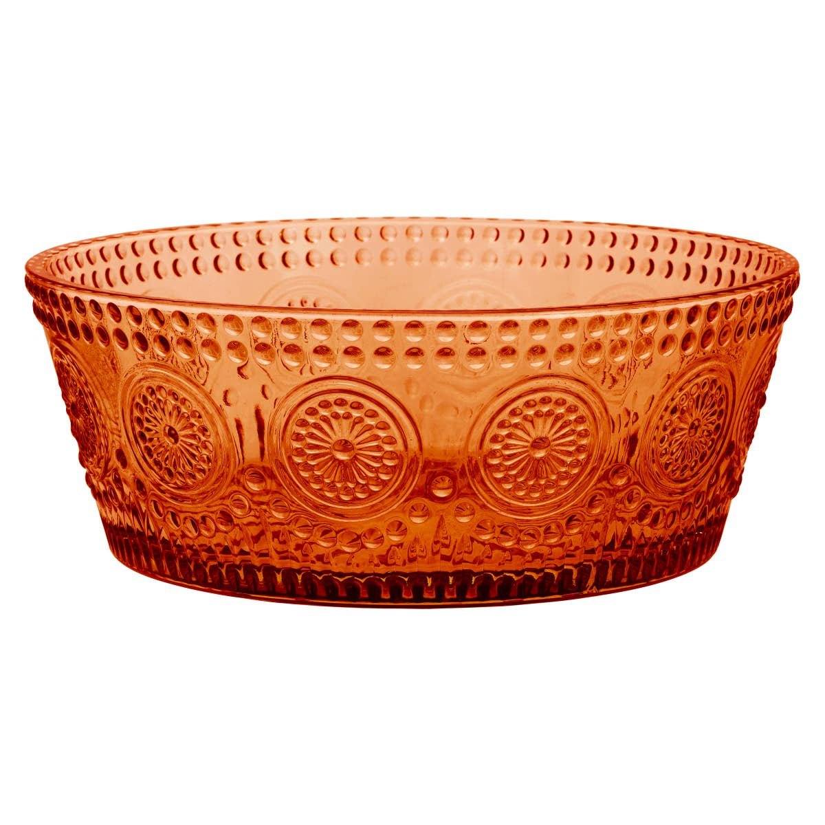 7" Round Umber Codi Glass Bowl Fall