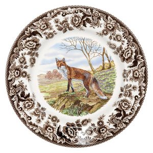 Spode Woodland Salad Plate 8 Inch (Red Fox)