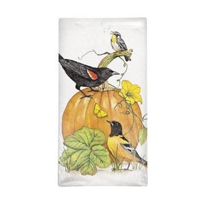 Autumn Birds Towel